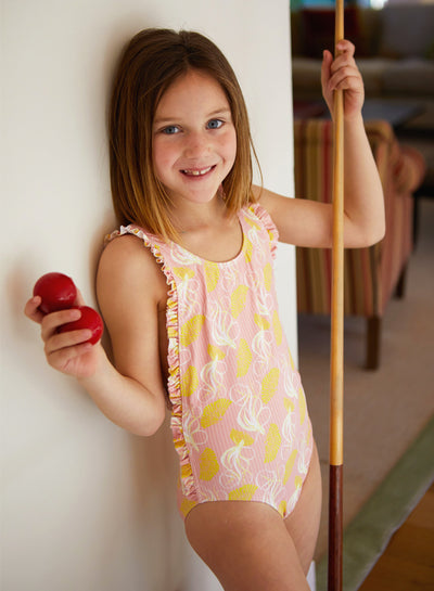 Traje de Baño Conchas Pink Niña